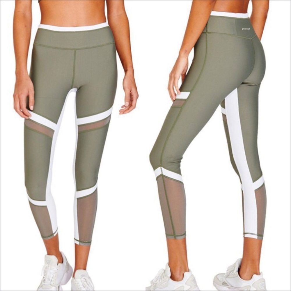 ALL FENIX Cora Khaki Mesh Legging
